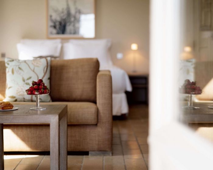 hotel coquillade provence, relais & chateaux im Herzen des Naturparks Luberon.
Luxushotel in der Provence, charmante Zimmer